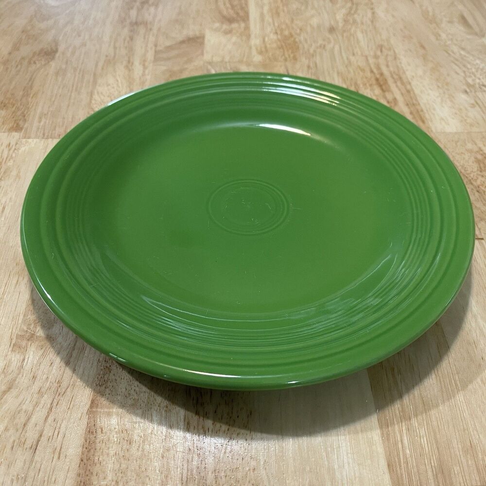 Vintage Fiesta Dinner Plate 10.5” Green Homer Laughlin FiestaWare
